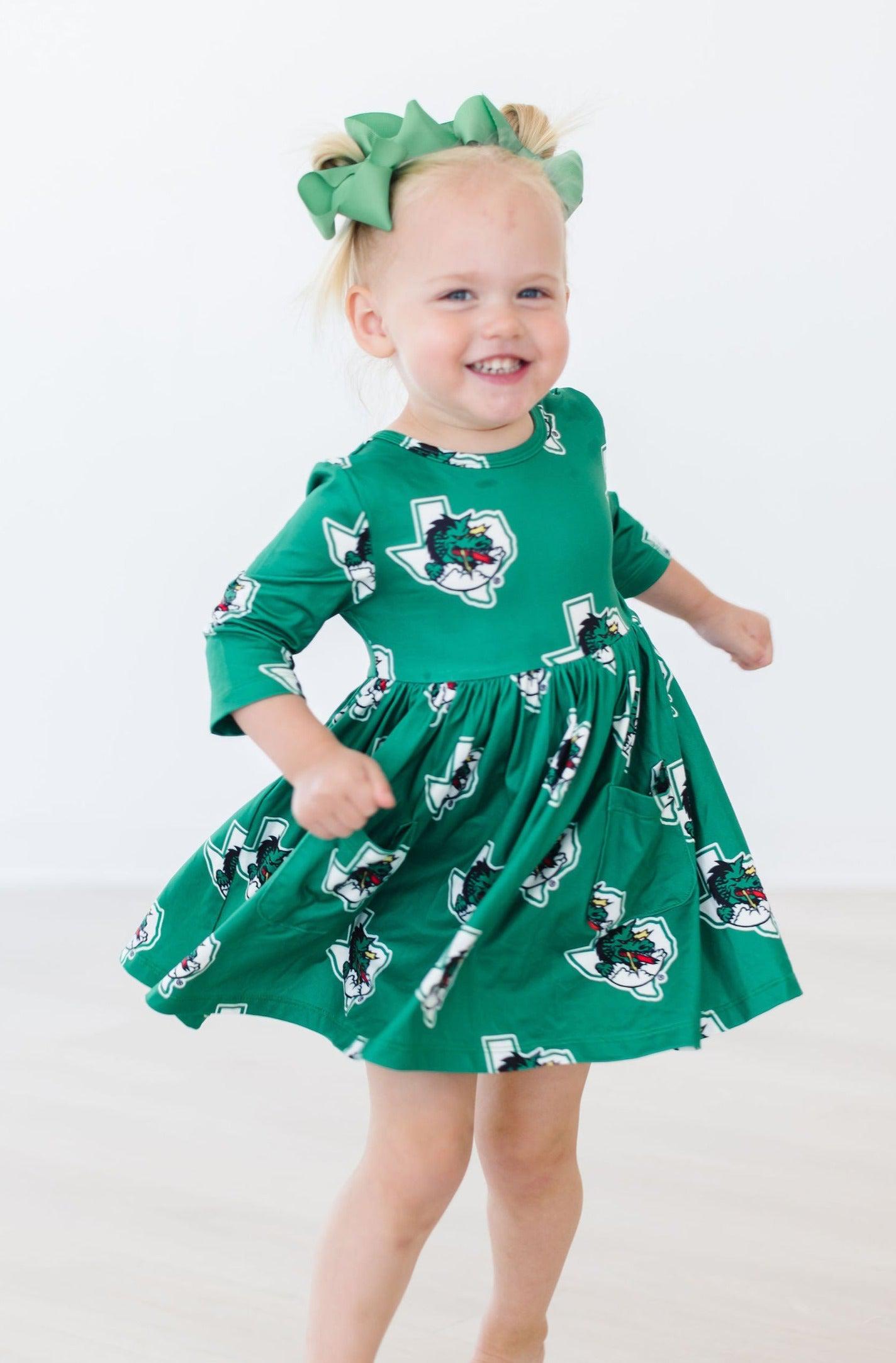 Southlake Carroll Dragons Pocket Twirl Dress-Mila & Rose ®