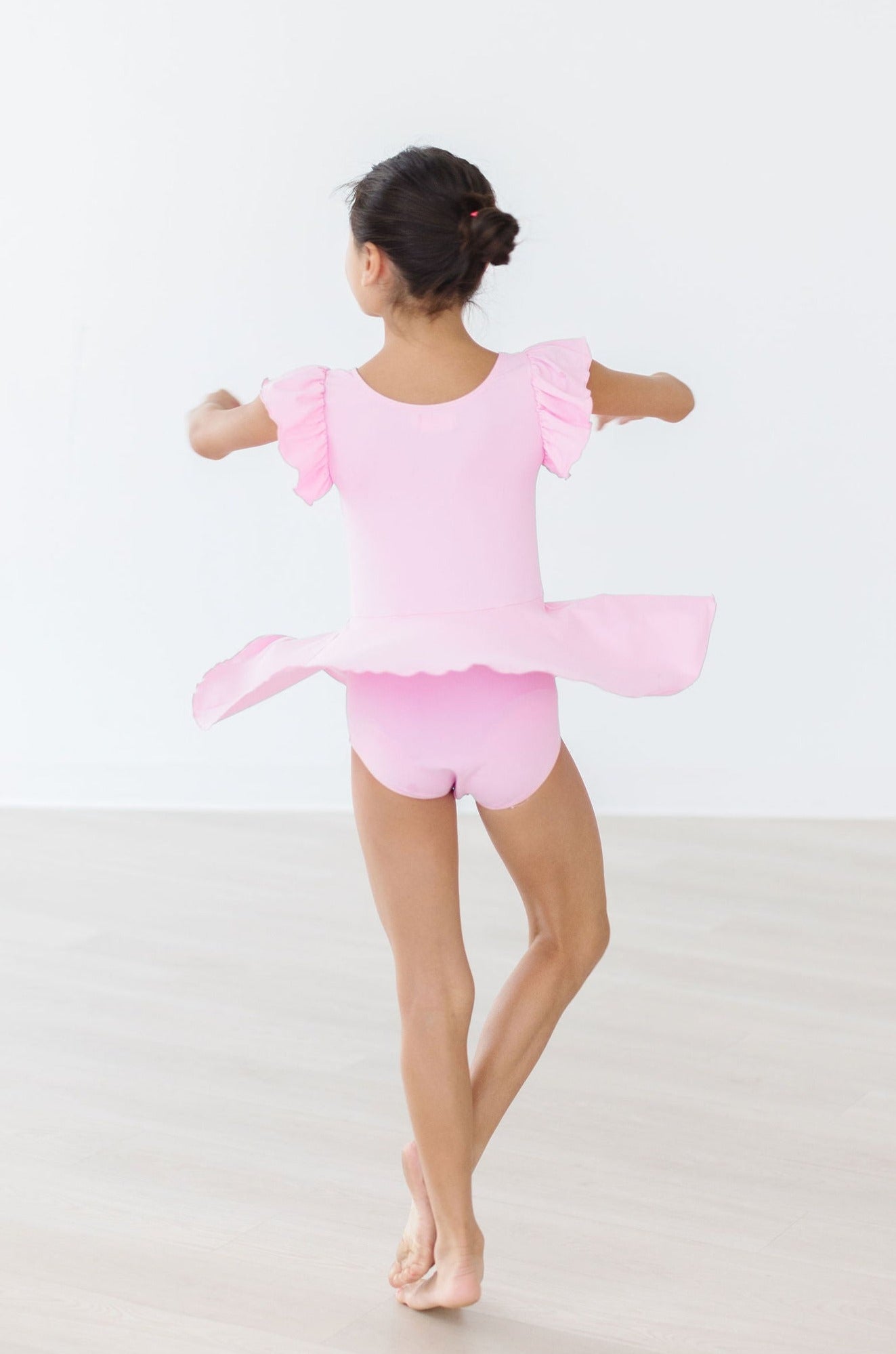 Bubblegum Pink S/S Twirl Leotard-Mila & Rose ®