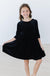 Black Velvet Twirl Dress-Mila & Rose ®