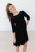 Black Velvet Twirl Dress-Mila & Rose ®