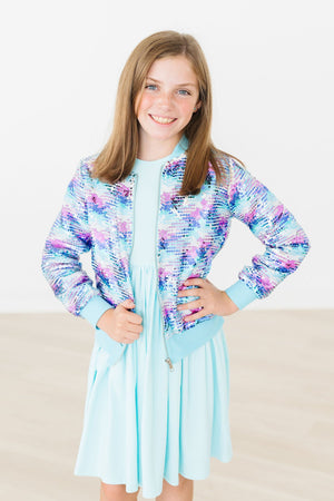 Mermaid Flip Sequin Jacket-Mila & Rose ®