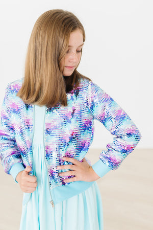 Mermaid Flip Sequin Jacket-Mila & Rose ®