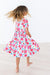 Neon Floral S/S Pocket Twirl Dress-Mila & Rose ®