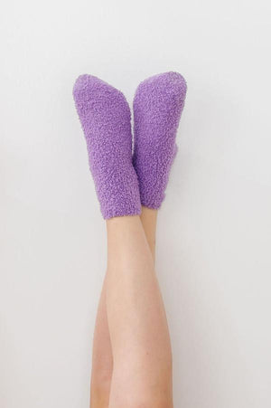 Lilac Cozy Socks-Mila & Rose ®