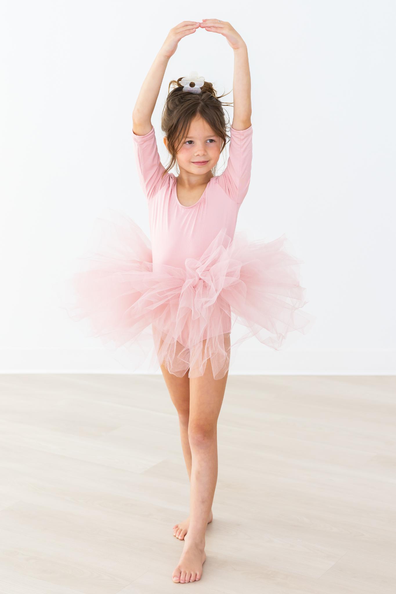 Vintage Pink 3/4 Tutu Leotard-Mila & Rose ®