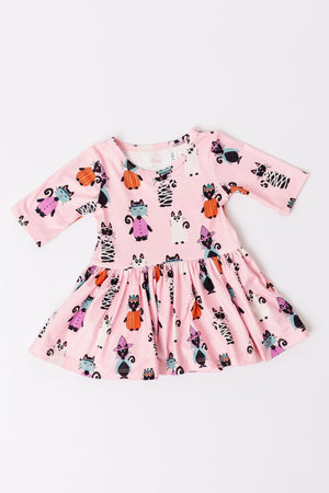 Purr-fectly Spooky Twirl Bodysuit-Mila & Rose ®