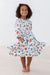 Classic Christmas Ruffle Twirl Dress-Mila & Rose ®