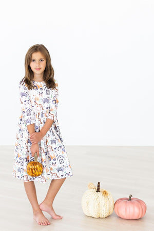 Stay Spooky Pocket Twirl Dress-Mila & Rose ®