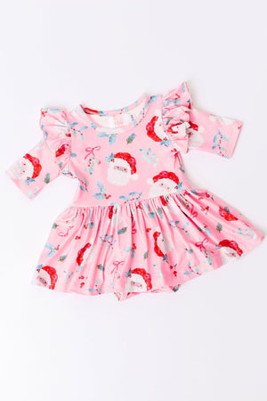 Jolly Old Saint Nick Twirl Flutter Bodysuit-Mila & Rose ®