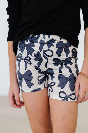 Perfectly Tied Twirl Shorts - Ivory-Mila & Rose ®