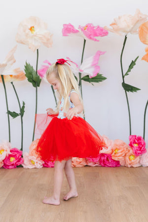 Summer Strawberries Tank Tutu Dress-Mila & Rose ®