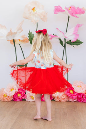 Summer Strawberries Tank Tutu Dress-Mila & Rose ®