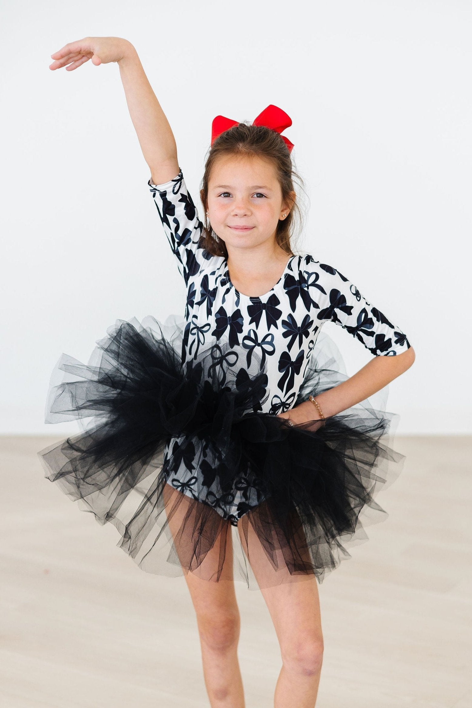 Perfectly Tied 3/4 Sleeve Tutu Leotard-Mila & Rose ®