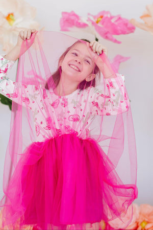 Giddy Up L/S Tutu Dress-Mila & Rose ®