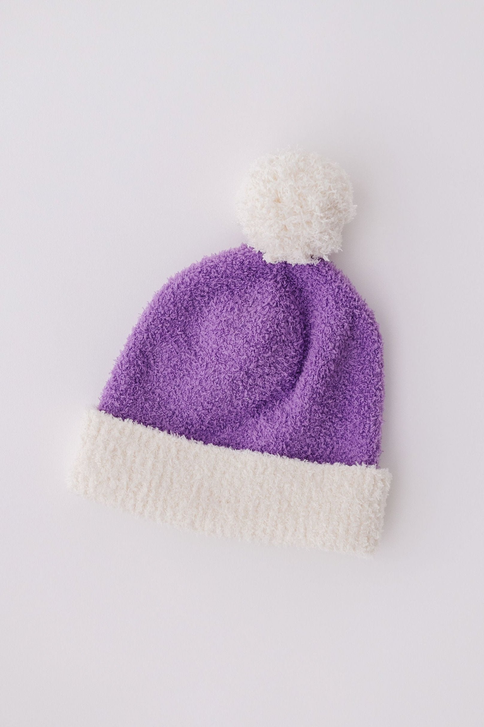 Lilac/Coconut Cozy Pom Beanie-Mila & Rose ®