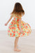 Yellow Neon Floral S/S Pocket Twirl Dress-Mila & Rose ®