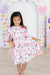 Gingham Bows 3/4 Sleeve Ruffle Twirl Dress-Mila & Rose ®