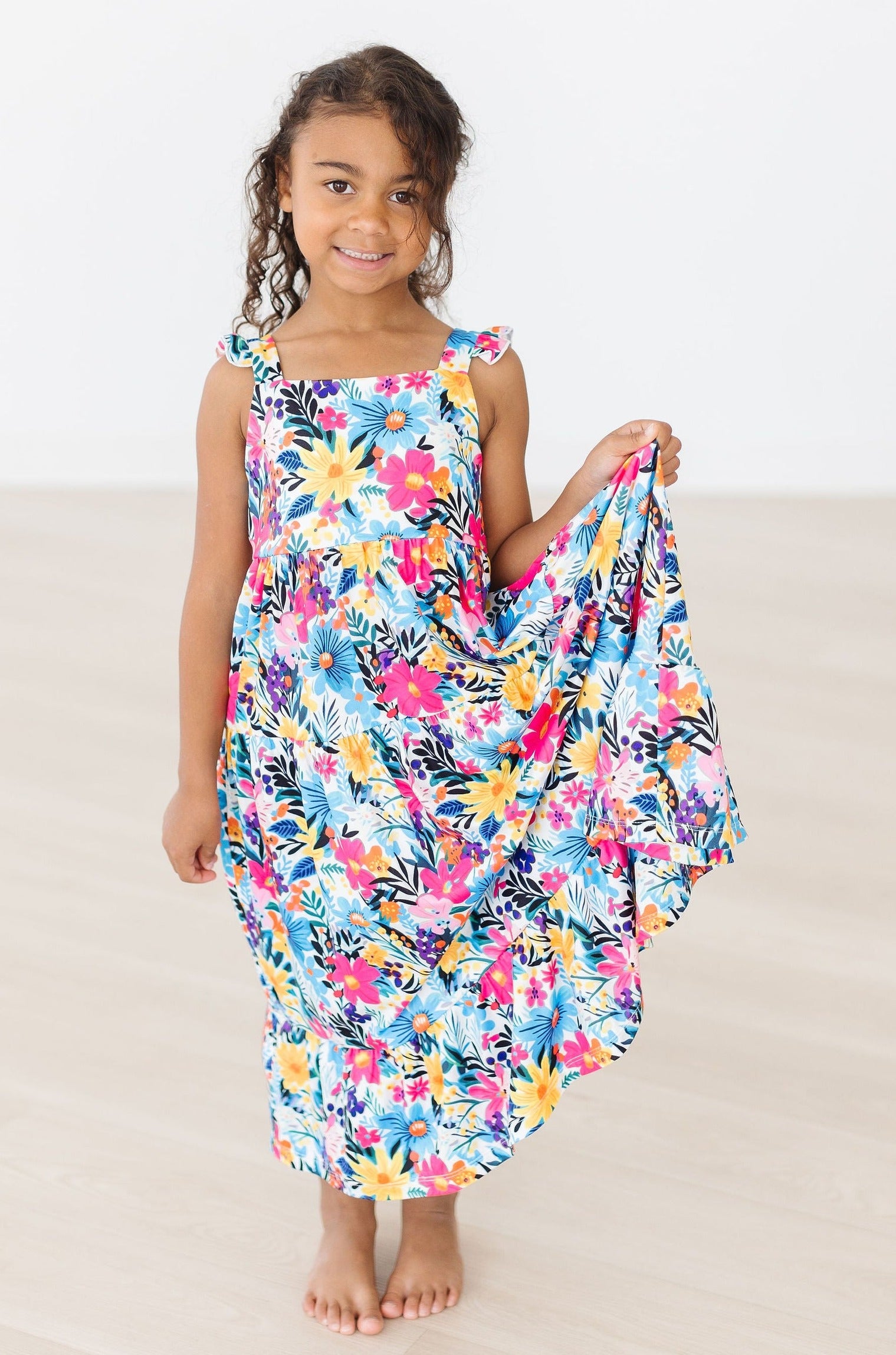 Girls long flowy dress hotsell