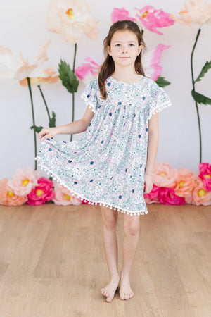 Garden Grace Pom Pom Dress-Mila & Rose ®