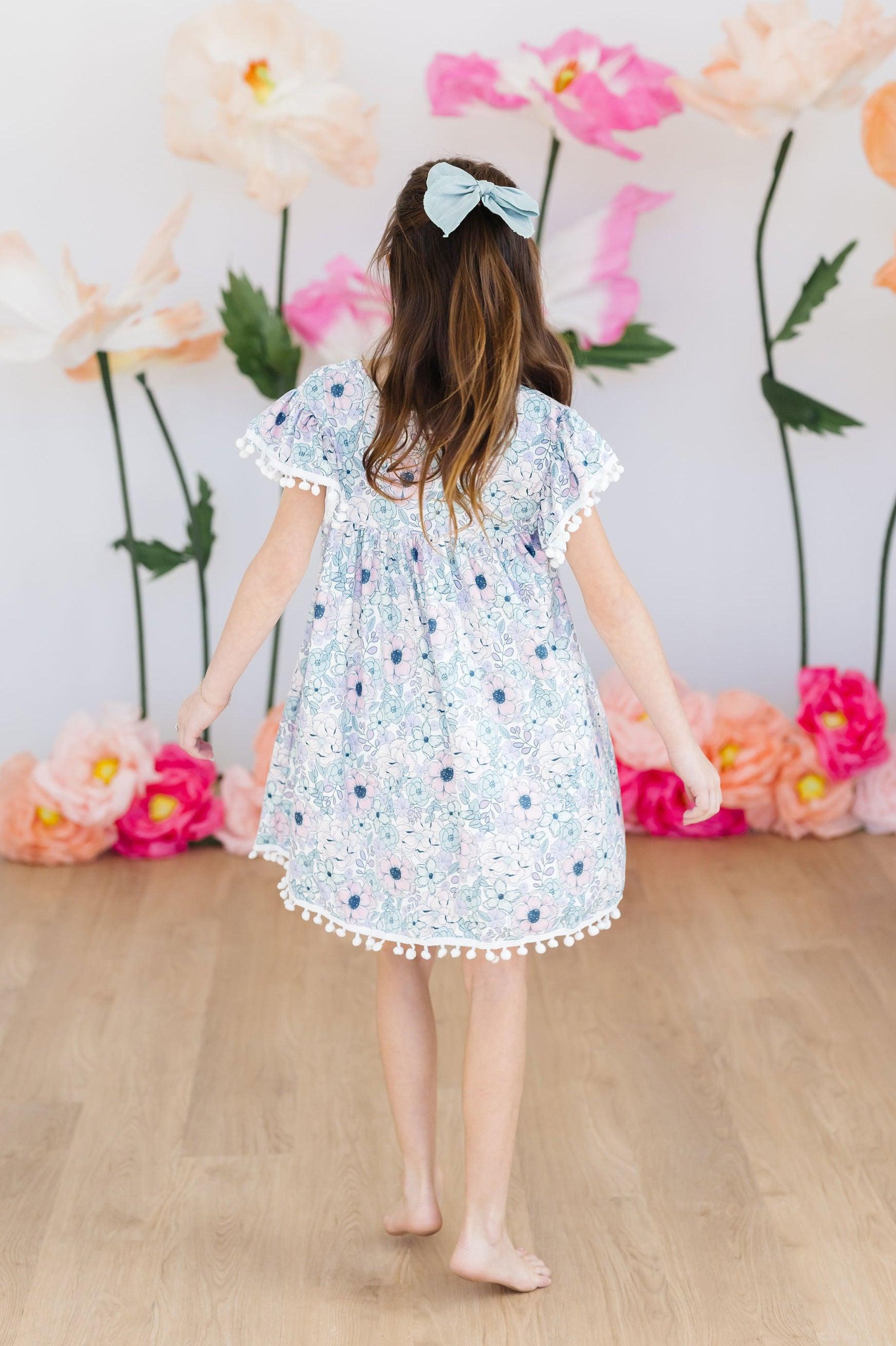 Garden Grace Pom Pom Dress-Mila & Rose ®