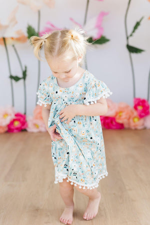 Furry Friends Pom Pom Dress-Mila & Rose ®