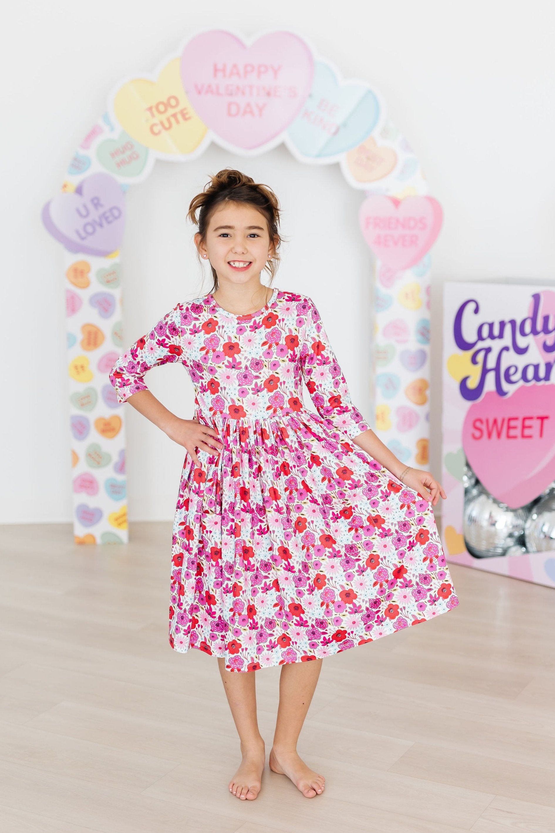 Secret Garden 3/4 Pocket Twirl Dress-Mila & Rose ®