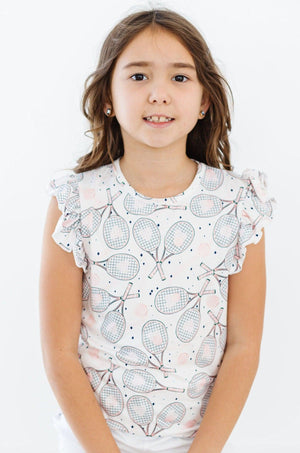 Game, Set, Match S/S Ruffle Tee-Mila & Rose ®