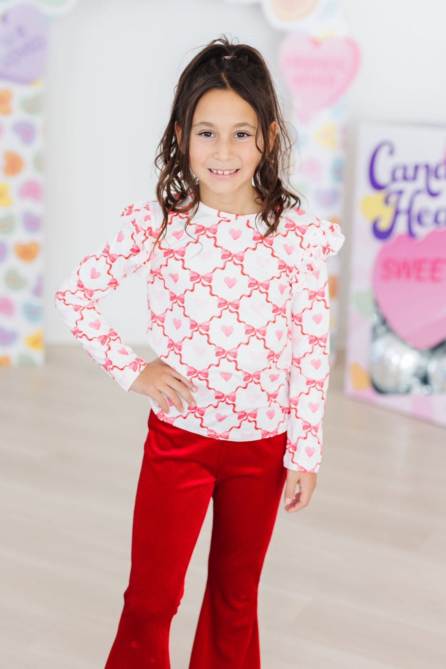 Lovebug L/S Ruffle Tee