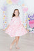 Blushing Bows 3/4 Sleeve Pocket Twirl Dress-Mila & Rose ®