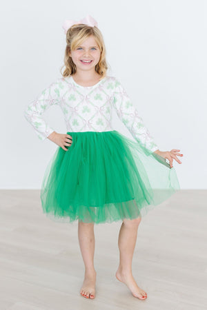 Clover Cutie L/S Tutu Dress-Mila & Rose ®