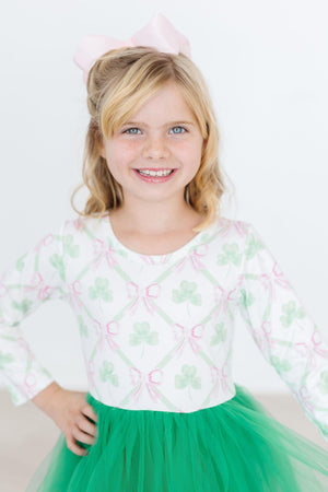 Clover Cutie L/S Tutu Dress-Mila & Rose ®