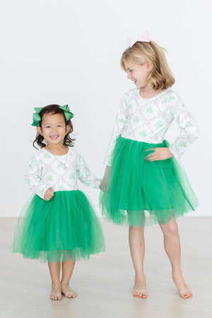 Clover Cutie L/S Tutu Dress-Mila & Rose ®