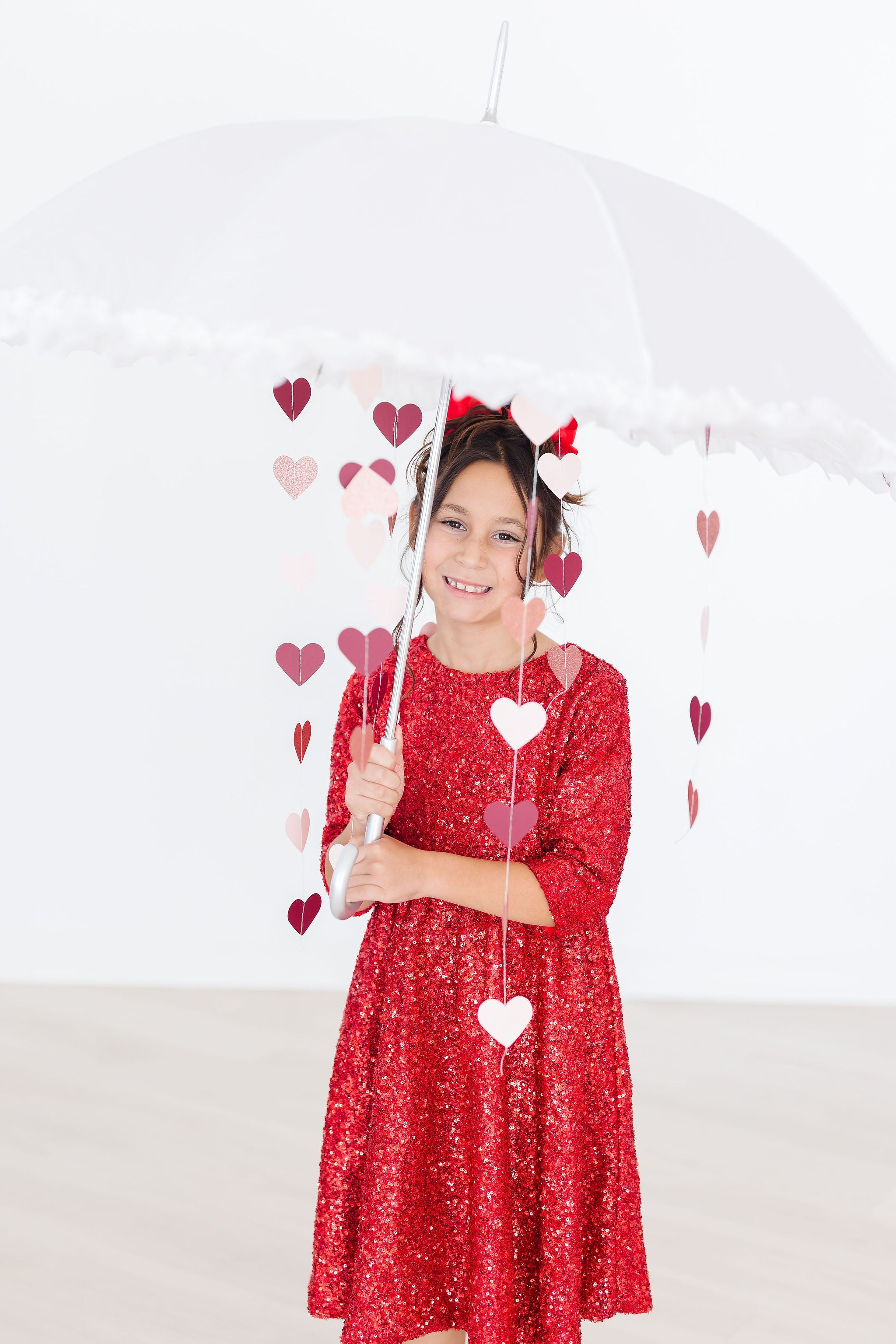 Red Sequin Dress-Mila & Rose ®