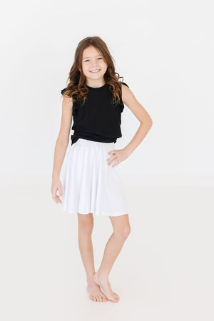 White Twirl Skort-Mila & Rose ®