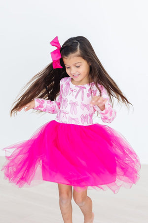 Pretty in Pink L/S Tutu Dress-Mila & Rose ®