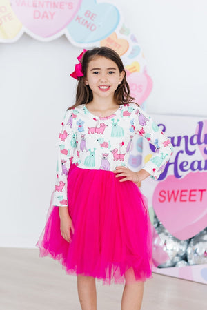 I Chews You L/S Tutu Dress-Mila & Rose ®