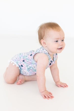 Garden Grace Pom Pom Romper-Mila & Rose ®