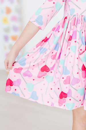 Sucker for You Pocket Twirl Dress-Mila & Rose ®