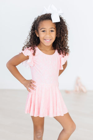 Feeling Pink S/S Twirl Leotard-Mila & Rose ®