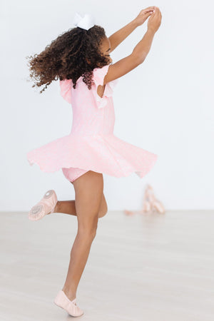 Feeling Pink S/S Twirl Leotard-Mila & Rose ®