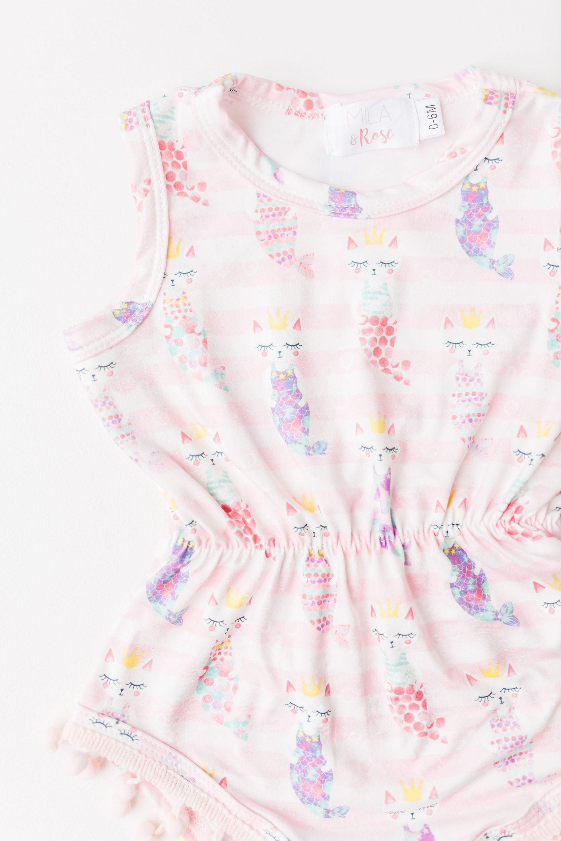 Purr-maid Pom Pom Romper-Mila & Rose ®