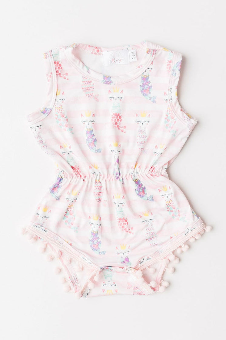 Purr-maid Pom Pom Romper-Mila & Rose ®