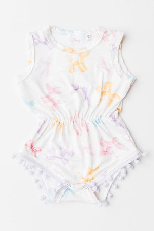 Balloon Animals Pom Pom Romper-Mila & Rose ®