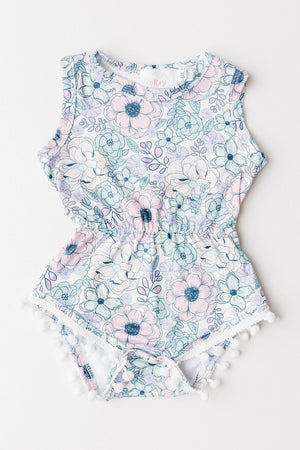 Garden Grace Pom Pom Romper-Mila & Rose ®