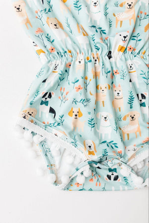 Furry Friends Pom Pom Romper-Mila & Rose ®