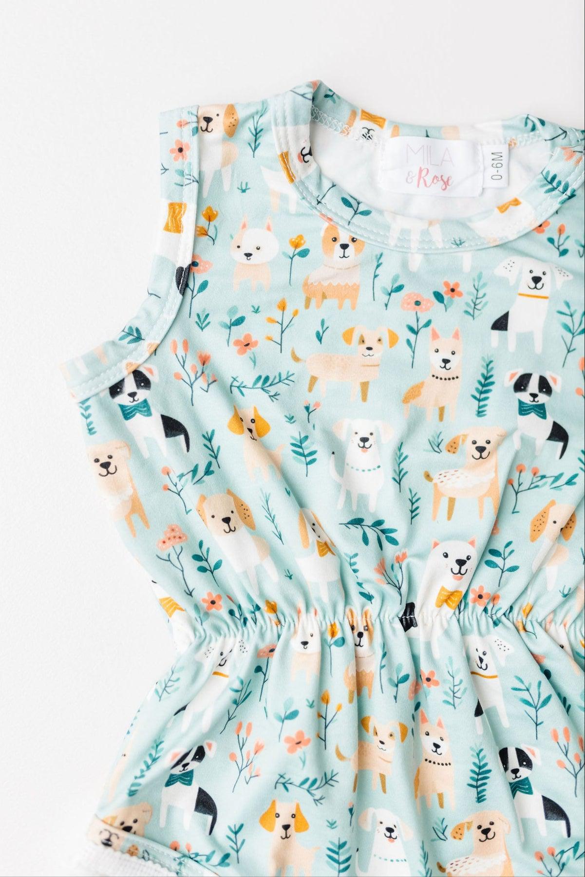 Furry Friends Pom Pom Romper-Mila & Rose ®