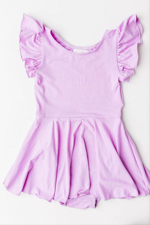 Bright Lilac S/S Twirl Leotard-Mila & Rose ®