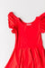 Red S/S Twirl Leotard-Mila & Rose ®