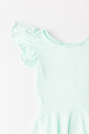 Pastel Green S/S Twirl Leotard-Mila & Rose ®