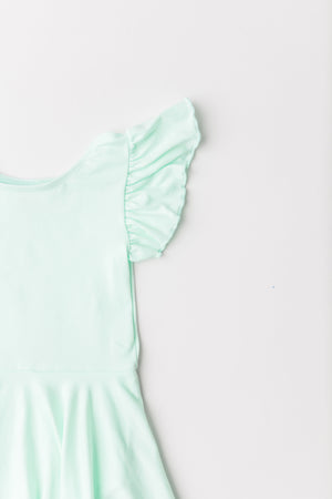 Pastel Green S/S Twirl Leotard-Mila & Rose ®